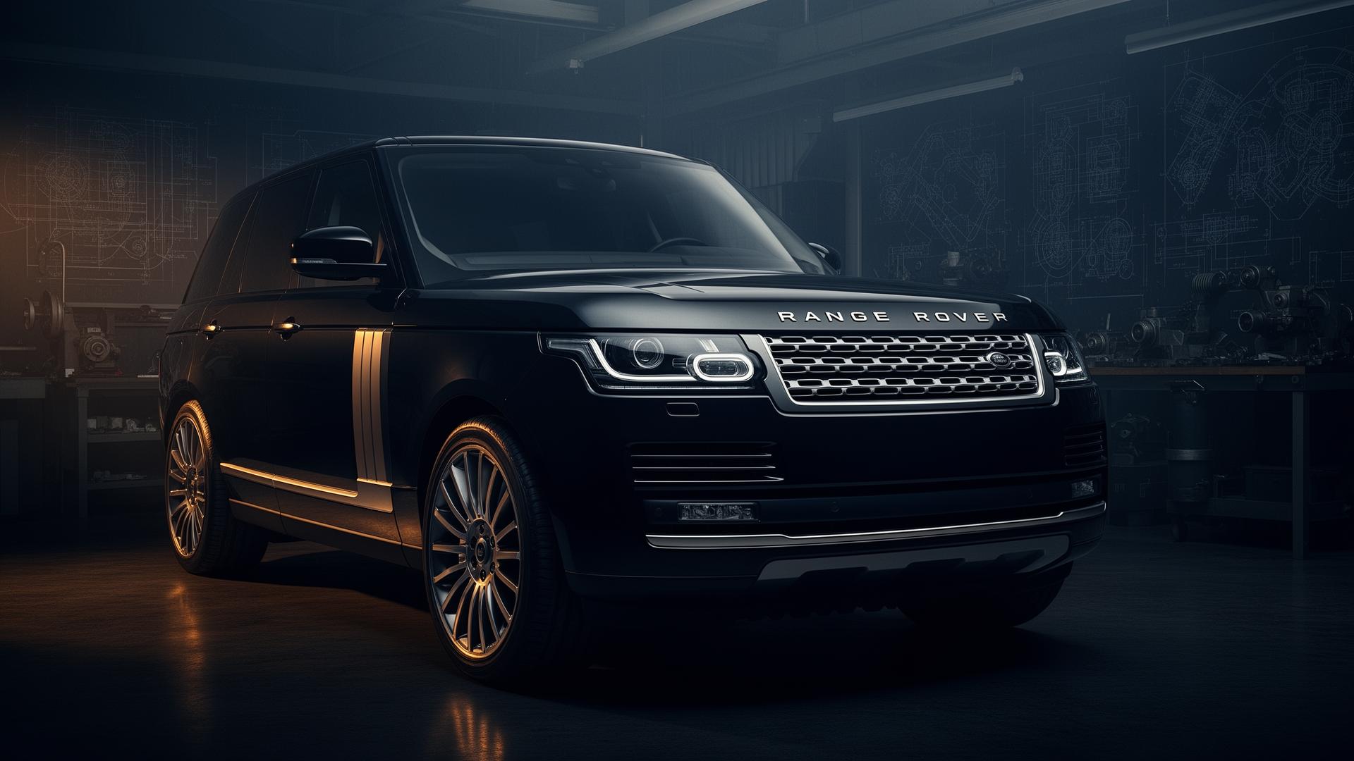 Land Rover Range Rover em workshop especializado